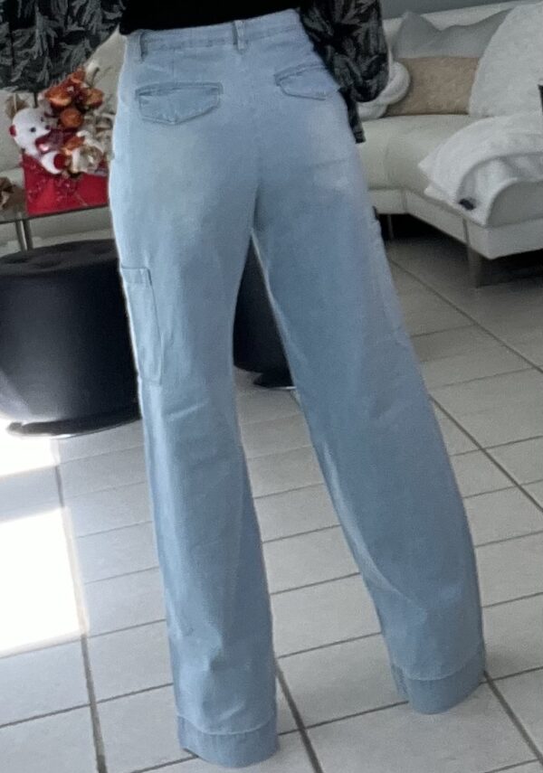 Straight Leg Cargo Pocket Pants - Imagen 2