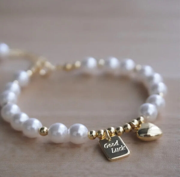 Good Luck Bracelet Pearls - Imagen 4